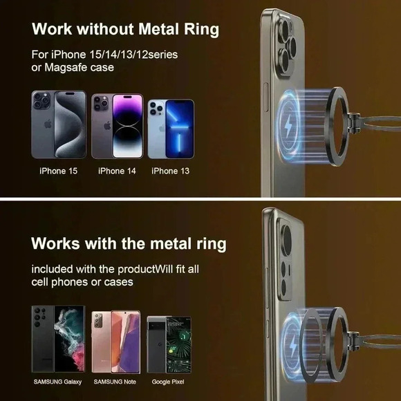 NWT: 360° Rotating Magnetic Phone Holder for Dashboard - Picture 3 of 6